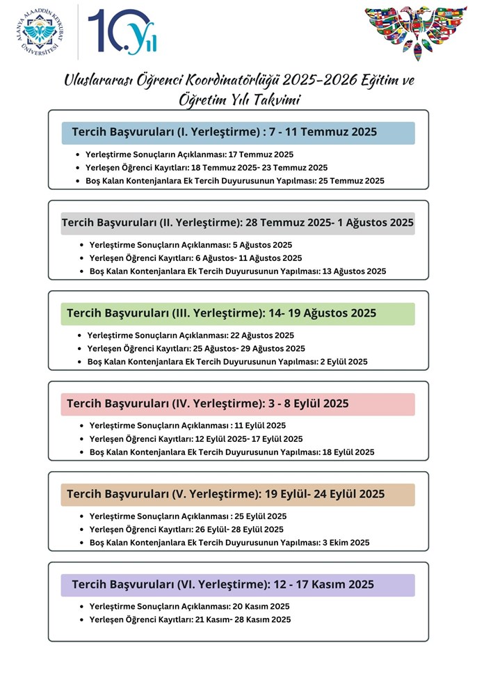 Uluslararası Öğrenci Takvimi